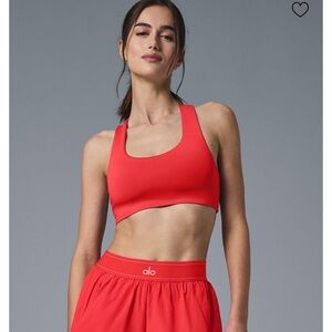 ALO Yoga Red Hot Summer Sports Bra